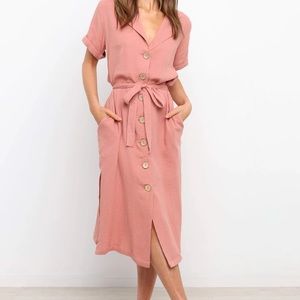 NEW WITH TAGS Petal and Pup Muras Dress, Blush